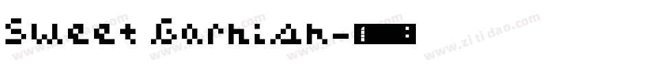 Sweet Garnish字体转换
